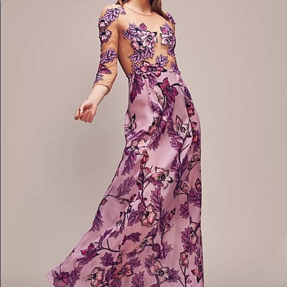 NWT For Love & Lemons Sierra Maxi - Vintage Purple